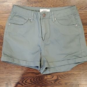 Khaki green forever 21 shorts